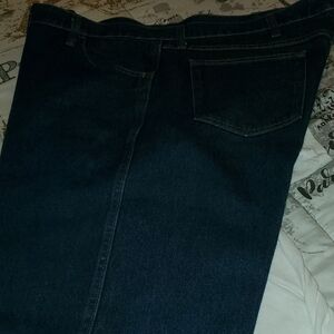 Mens 46 X 30 Rustler Dark Blue Jeans